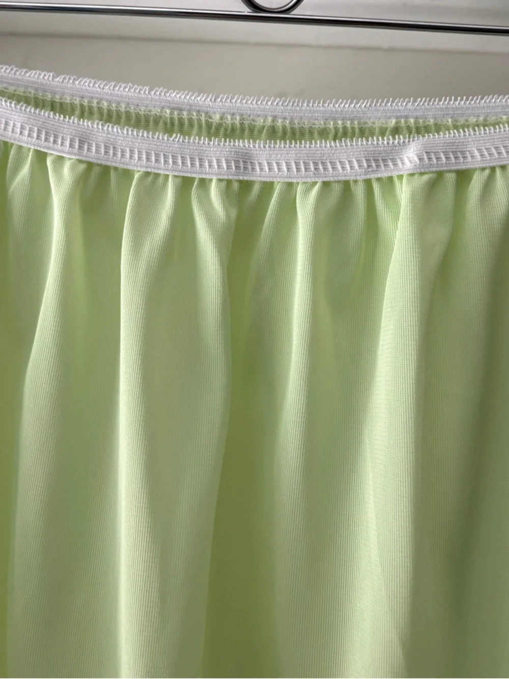 Vintage Pastel Green Lace Trim Half Slip Size XL - Picture 4 of 13